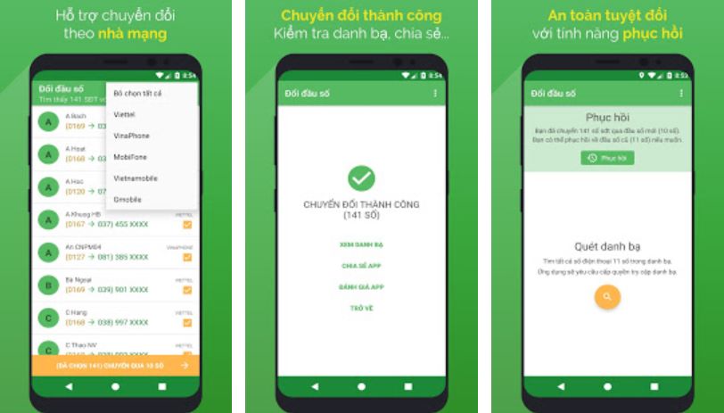 Tổng hợp các đầu số điện thoại di động mới, cách đổi đầu số 11 số về 10 số 3