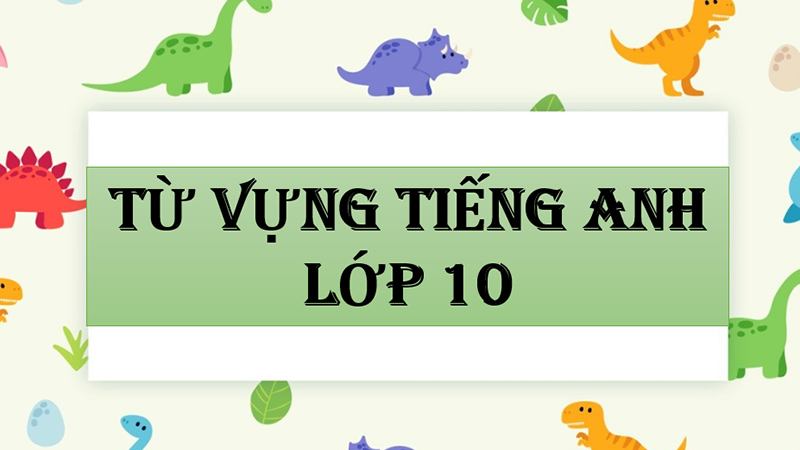 Từ vựng tiếng Anh lớp 10 - Unit 12