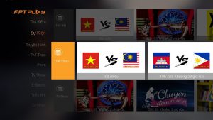 Các kênh thể thao trên FPT cung cấp chất lượng tốt nhất cho người dùng