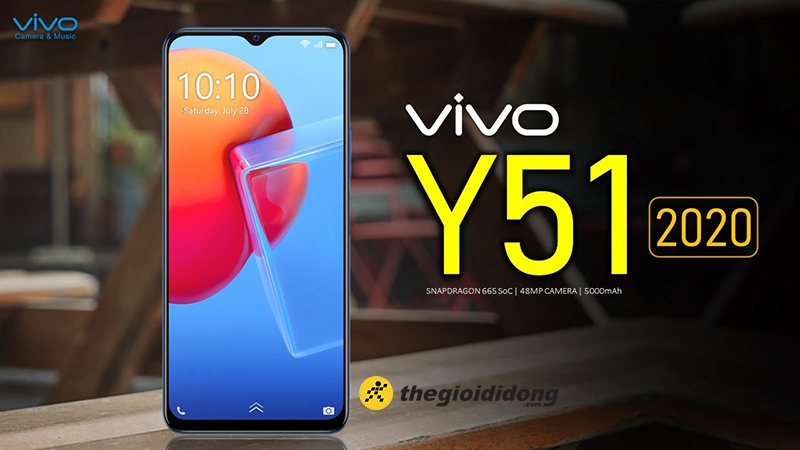 Màn hình phân giải cao 6.58 inch của Vivo Y51 mang đến hình ảnh chân thực, sống động nhất