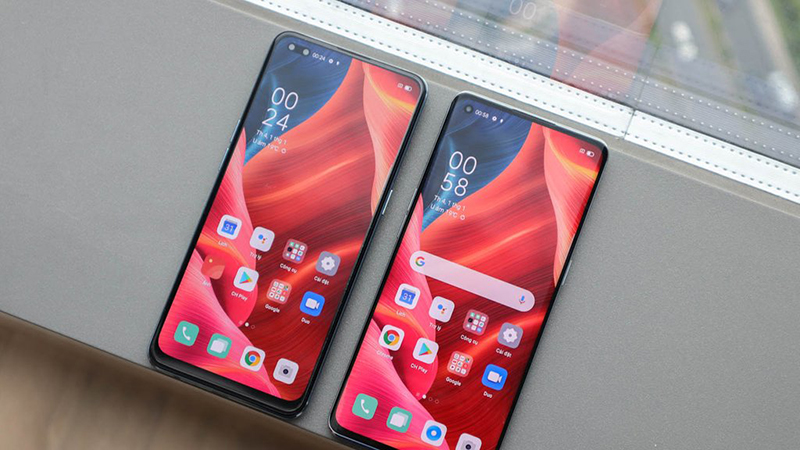 Hình ảnh trên OPPO Reno4 vẫn hiển thị rất tốt trong môi trường ngoài trời hoặc gần nguồn sáng mạnh