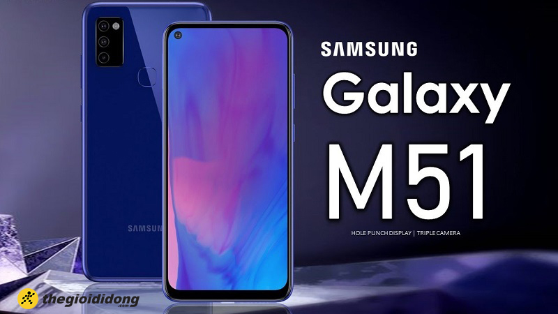 Samsung Galaxy M51 có dung lượng pin 7000 mAh, khủng nhất trong các dòng smartphone tầm trung
