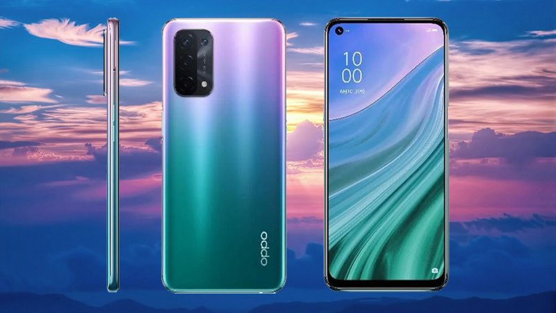 Camera trước của OPPO A54 có độ phân giải 16MP đi kèm tính năng AI Beauty 2.0