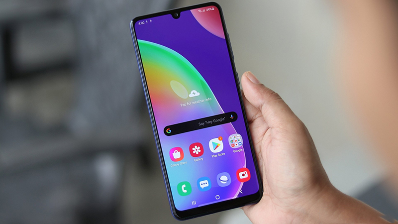 Samsung Galaxy A31 được trang bị màn hình 6.4 inch trên tấm nền Super AMOLED Full HD+