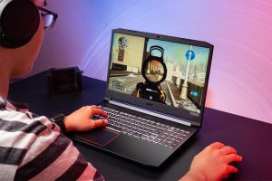Laptop gaming của Acer có thiết kế khá đẹp