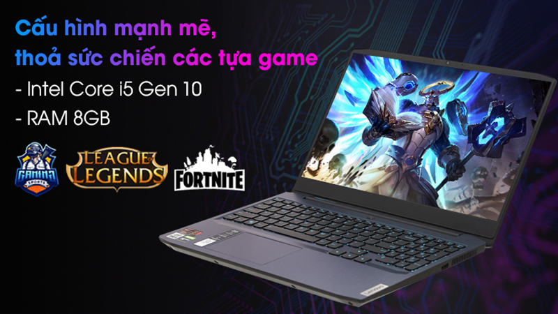 Laptop Lenovo IdeaPad Gaming 3 thỏa sức chiến mọi tựa game