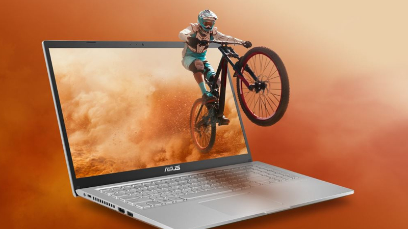 Asus VivoBook X415EA i3 trọng lượng 1.55 kg, nhỏ gọn và có cấu hình ổn định