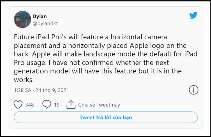 iPad Pro trong tương lai sẽ sở hữu thiết kế ngang, camera hưởng lợi iPad Pro trong tương lai sẽ sở hữu thiết kế ngang, camera hưởng lợi