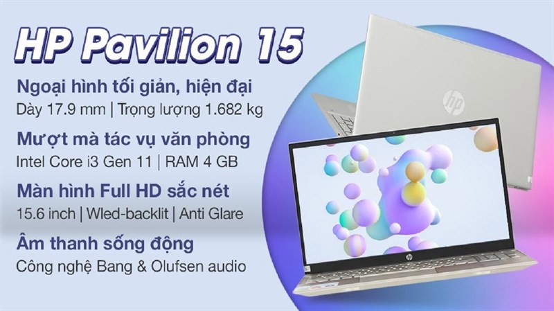 HP Pavilion 15 eg0509TU i3 (46M08PA) HP Pavilion 15 eg0509TU i3 (46M08PA)