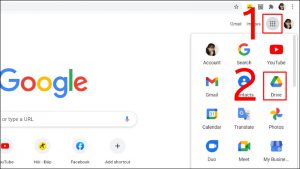 Chọn và mở Google Drive của bạn