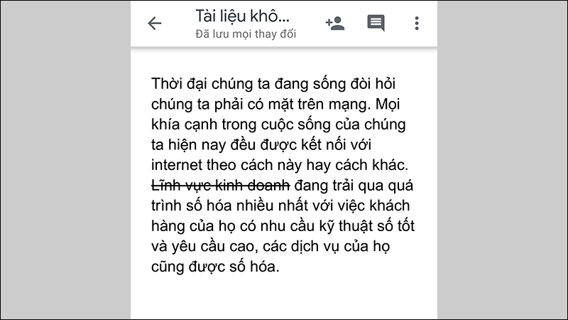 Kết quả thực hiện