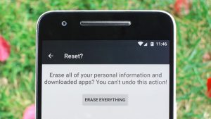 Factory reset trên điện thoại Android