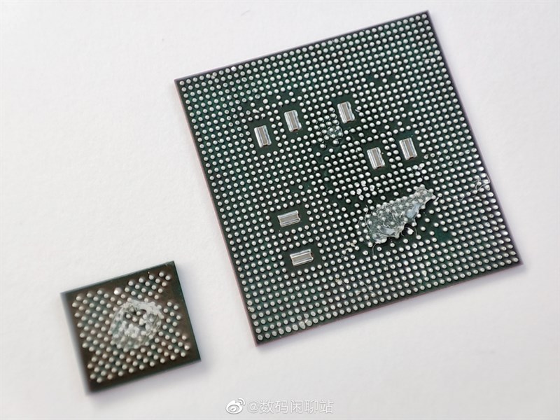 Mặt sau của chip Vivo V1 và Snapdragon 888 Mặt sau của chip Vivo V1 và Snapdragon 888
