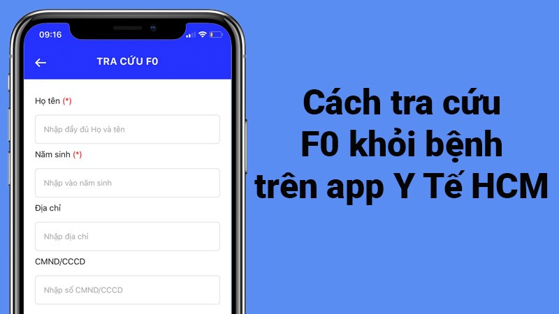 Cách tra cứu thông tin F0 khỏi bệnh trên app Y Tế HCM cực dễ