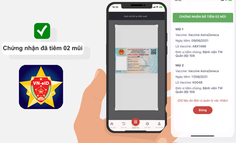 Cách tra thông tin tiêm vắc-xin trên căn cước công dân gắn chip Cách tra thông tin tiêm vắc-xin trên căn cước công dân gắn chip