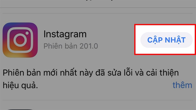 Chọn Cập nhật Chọn Cập nhật