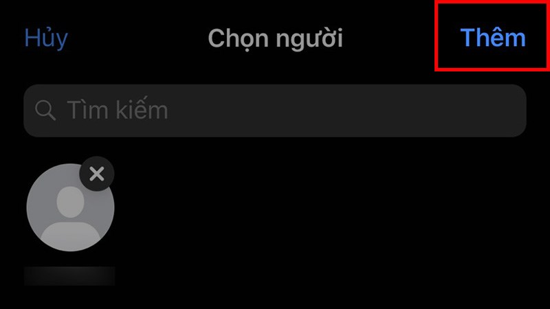 Chọn Thêm