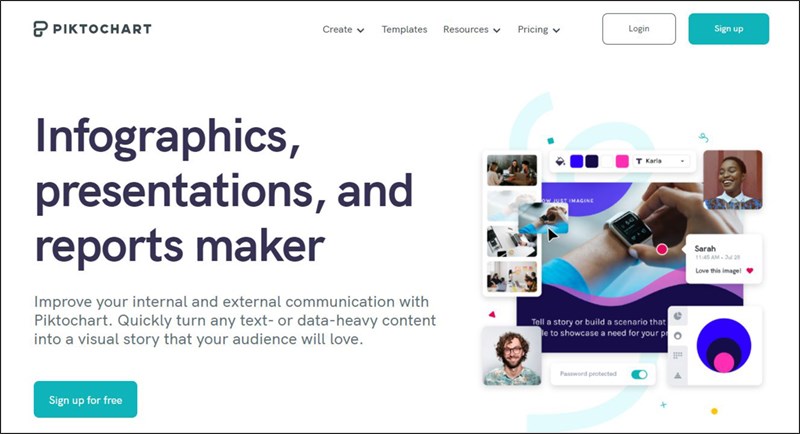 Piktochart: Công cụ tạo infographic online đơn giản Piktochart: Công cụ tạo infographic online đơn giản