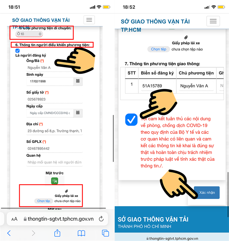 Chọn loại phương tiện di chuyển Chọn loại phương tiện di chuyển