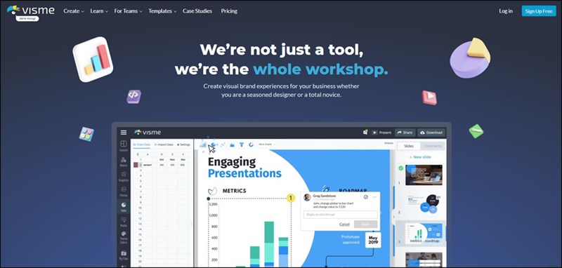 Visme: Công cụ tạo infographic online Visme: Công cụ tạo infographic online