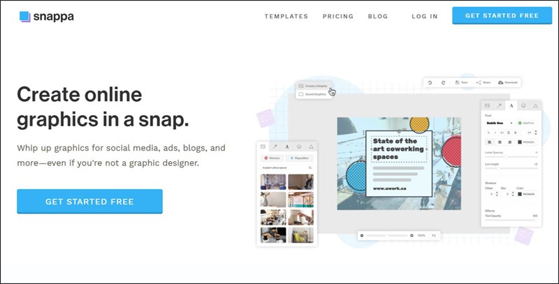 Snappa: Phần mềm tạo infographic online Snappa: Phần mềm tạo infographic online
