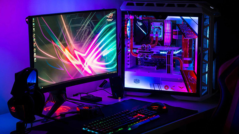 Bạn có thể điều chỉnh màu sắc và hiệu ứng đèn phù hợp với game hoặc các đoạn video thông qua Aura Sync