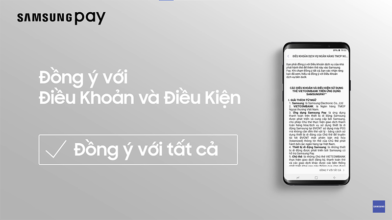 Chọn ĐỒNG Ý VỚI TẤT CẢ Điều khoản và Điều kiện.