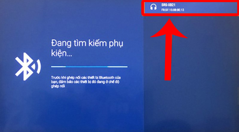 Hoàn tất kết nối loa Bluetooth và tivi