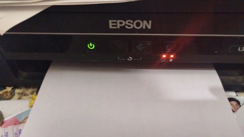 Máy in Epson gặp lỗi nháy đèn liên tục