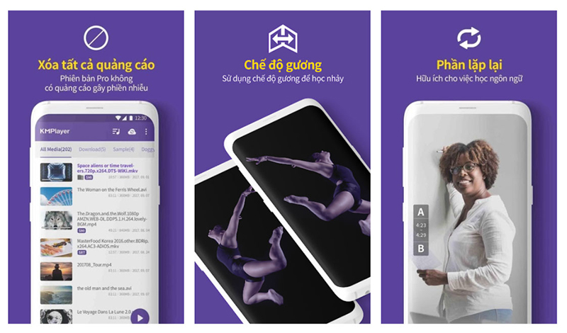 Ứng dụng KMPlayer