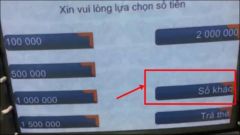 Nhấn chọn Số Khác Nhấn chọn Số Khác