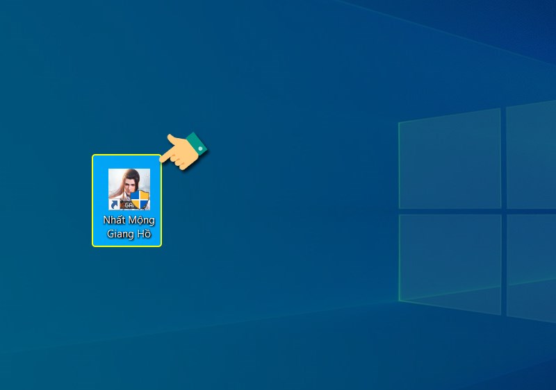 Nhấn vào icon game Nhấn vào icon game