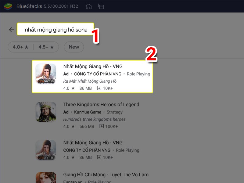 Chọn game Chọn game