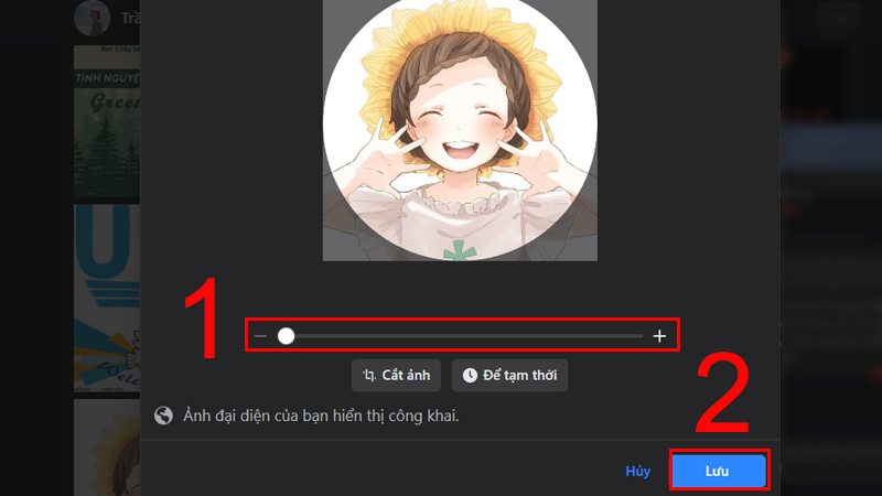 Chỉnh sửa ảnh và lưu ảnh