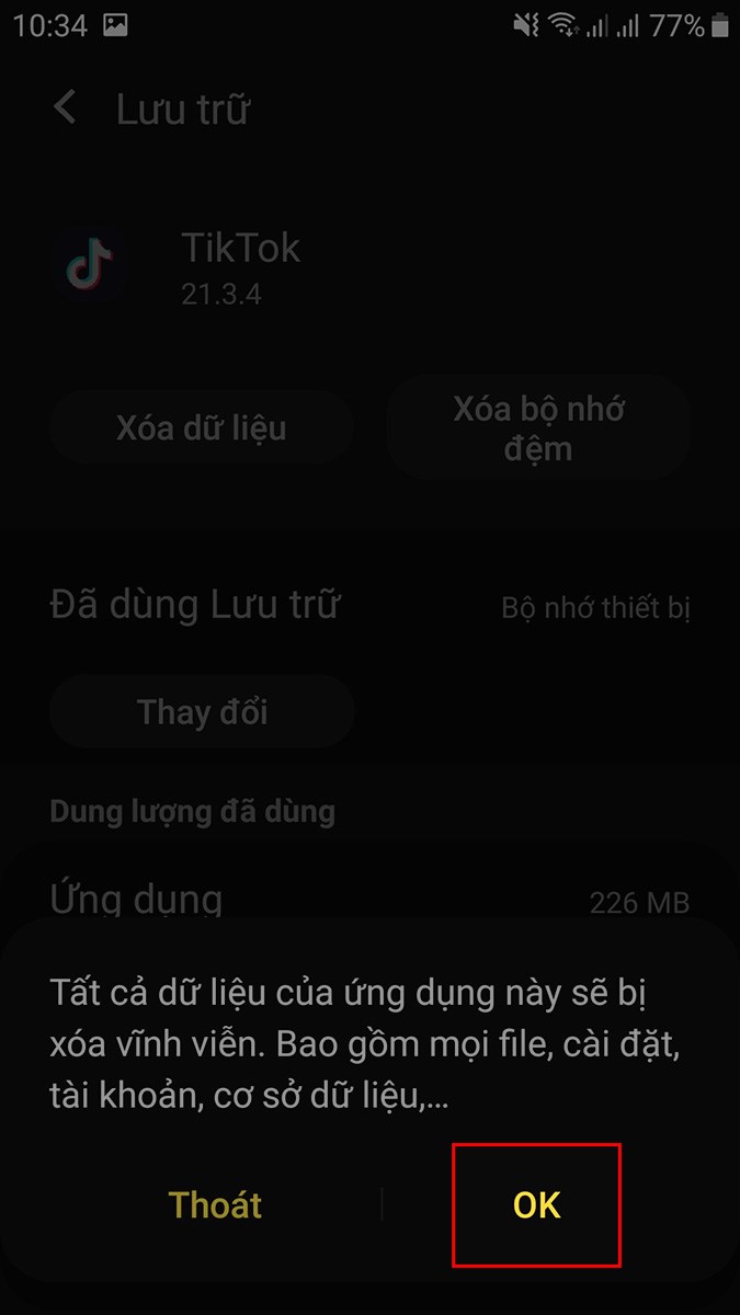Chọn OK Chọn OK