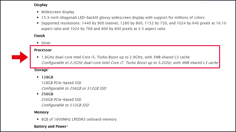 huong-dan-bat-tat-turbo-boost-tren-macos-x7-800x450-1 Bạn cần xem kỹ mục Processor để MacBook của mình có tính năng Turbo Boost không