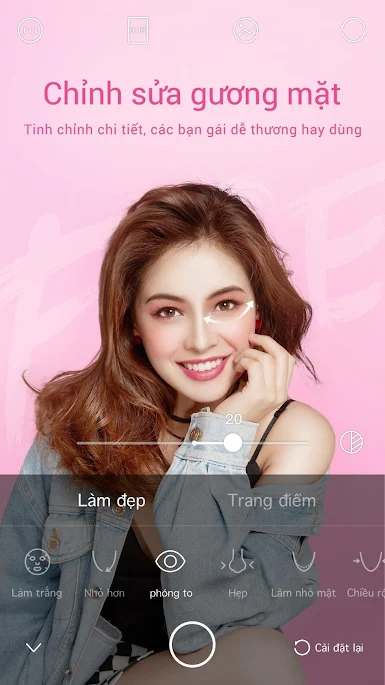 Ulike: Ứng dụng chỉnh mắt to đẹp Ulike: Ứng dụng chỉnh mắt to đẹp