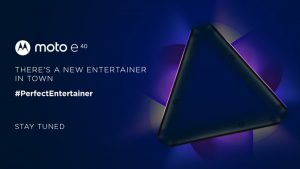 Motorola Ấn Độ tung teaser xác nhận sắp ra mắt Moto E40