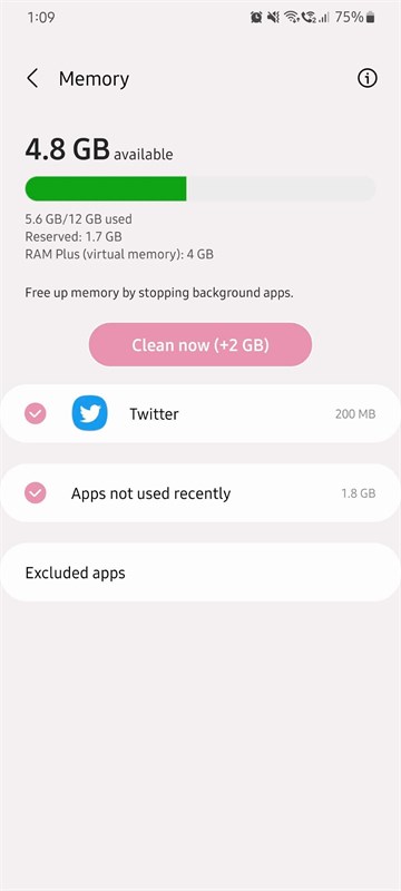 One UI 4.0 beta bổ sung tính năng RAM Plus cho dòng Galaxy S21 One UI 4.0 beta bổ sung tính năng RAM Plus cho dòng Galaxy S21
