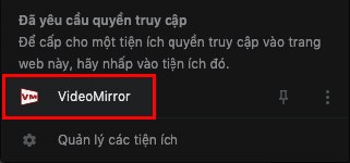 Chọn VideoMirror để lật camera bị ngược trên Google Meet Chọn VideoMirror để lật camera bị ngược trên Google Meet