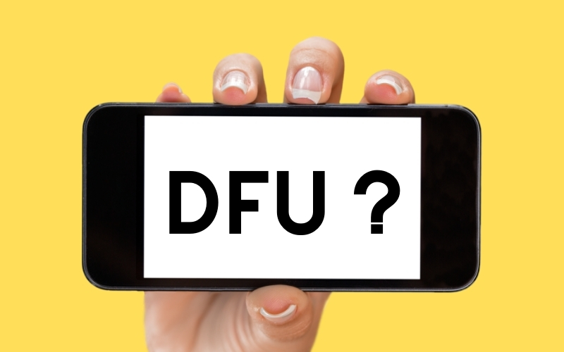 DFU là phần mềm khôi phục các thiết bị của Apple như: iPhone, iPad,...