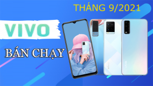 TOP 5 điện thoại VIVO bán chạy nhất tháng 9/2021