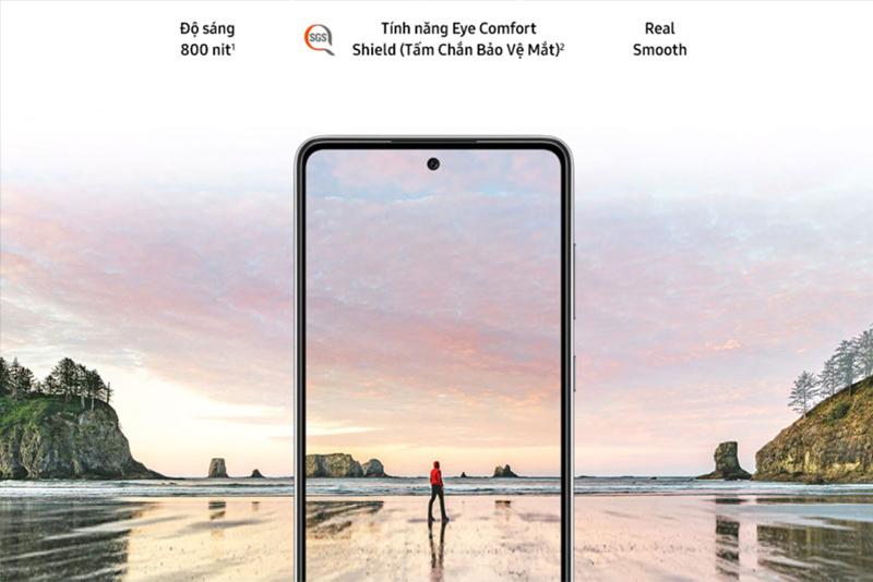Máy được trang bị màn hình 6.7 inch