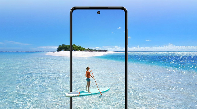 Galaxy A52s sử dụng tấm nền cao cấp Super AMOLED cho hình ảnh chân thực
