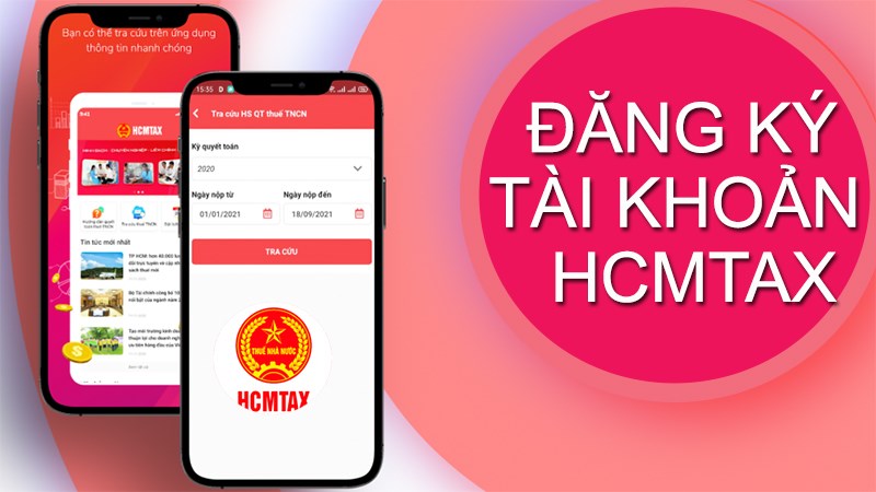 Cách đăng ký tài khoản HCMTAX