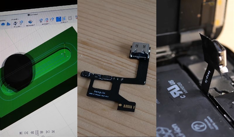 Xuất hiện chiếc iPhone đầu tiên dùng cổng USB-C, sạc pin mượt khỏi chê Xuất hiện chiếc iPhone đầu tiên dùng cổng USB-C, sạc pin mượt khỏi chê