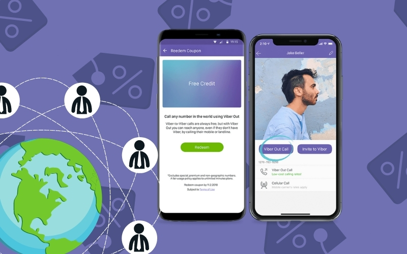 Với Viber Out bạn có thể dễ dàng kết nối với các thuê bao