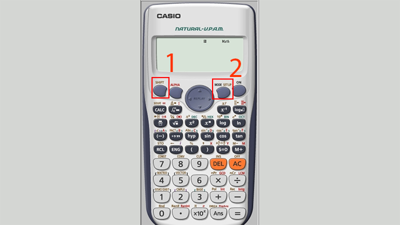video-cach-doi-do-sang-radian-tren-may-tinh-casio-va-nguoc204-1 Chọn Shift và chọn Mode Setup