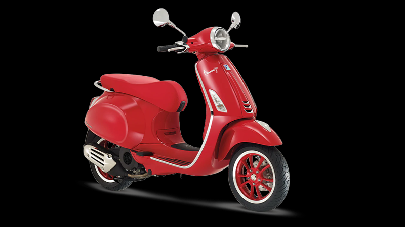 Vespa Primavera có lớp sơn luôn trông như mới sau nhiều lần sử dụng